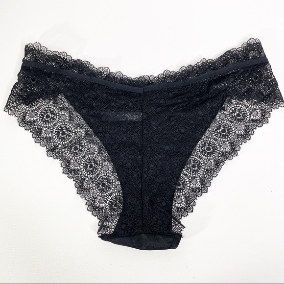 SPLENDIES Black Lace Underwear Lingerie - Size XL - Picture 4 of 7